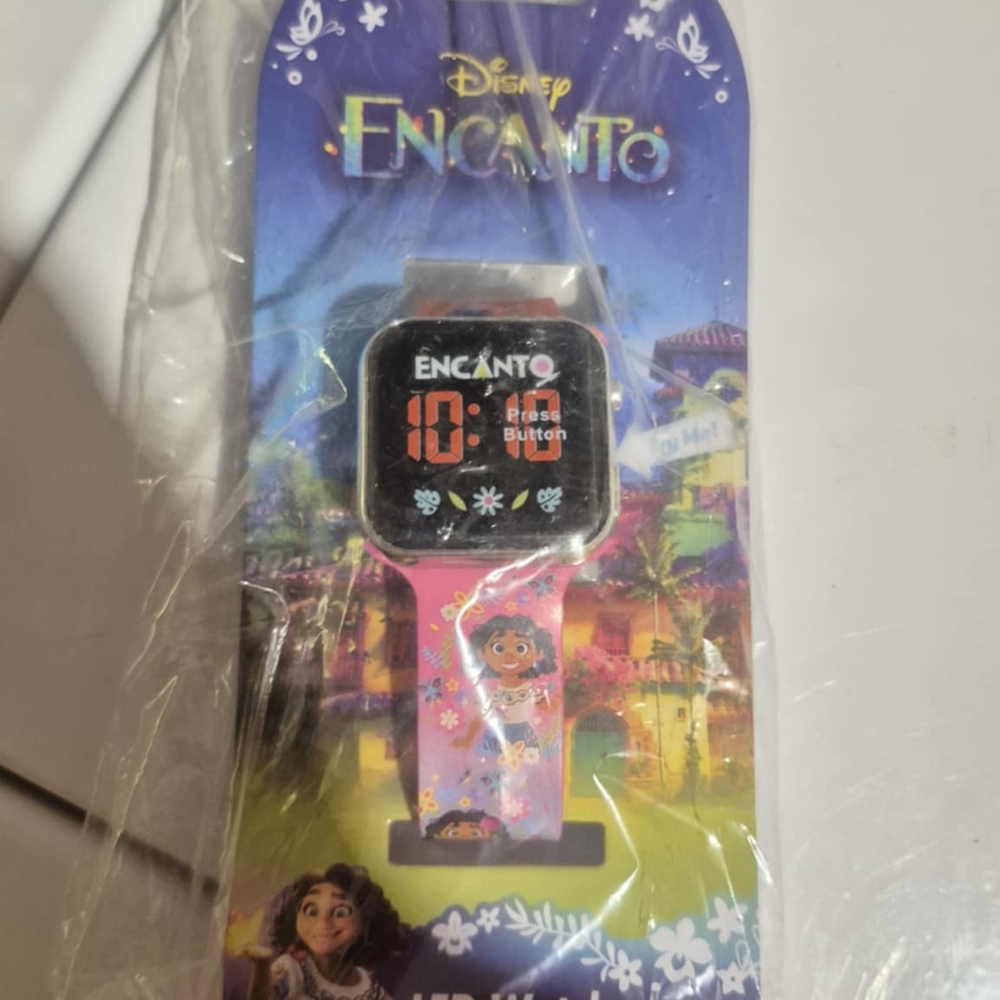 Disney Encanto Pink and Black Kids Watch
